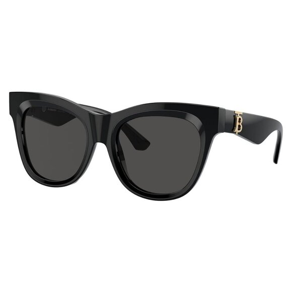 A3299Z New BURBERRY TB Collection Black Square BE4418 3001/87 Sunglasses Women - Picture 1 of 6